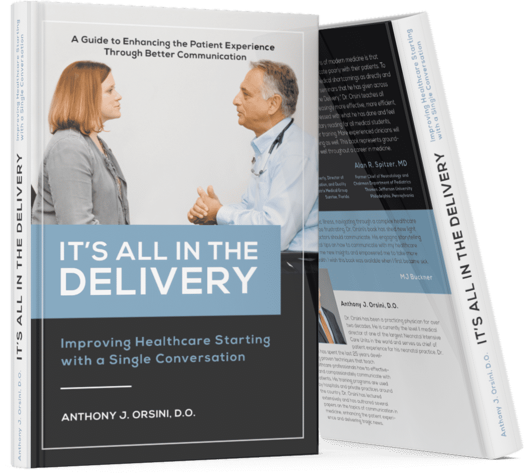 It's All in the Delivery Book by Dr. Anthony Orsini